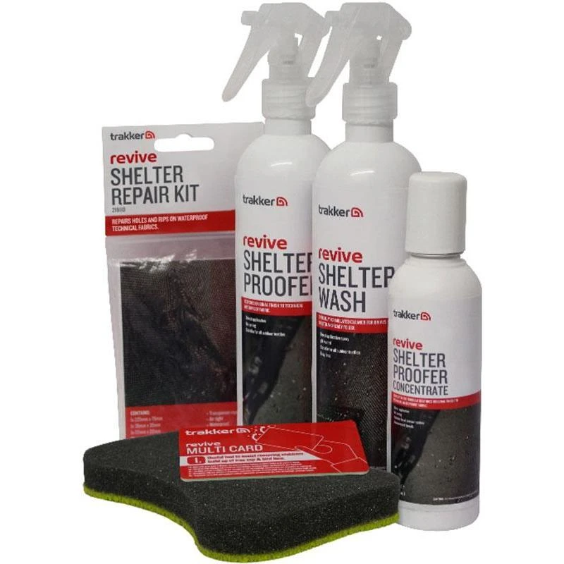 KIT D’ENTRETIEN TRAKKER REVIVE SHELTER COMPLETE CARE KIT 1 KIT D’ENTRETIEN TRAKKER REVIVE SHELTER COMPLETE CARE KIT